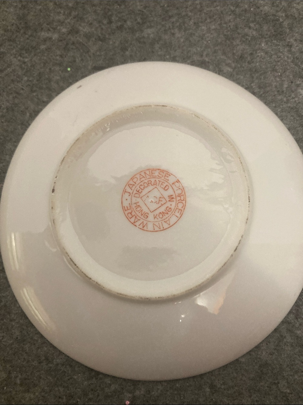 Vintage Cup & Saucer Japanese Porcelain Ware Ace, Turquoise floral Chintz - Picture 6 of 8